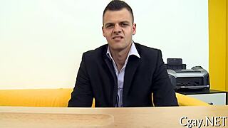 Gay porn featuring large pecker in provocative encounter