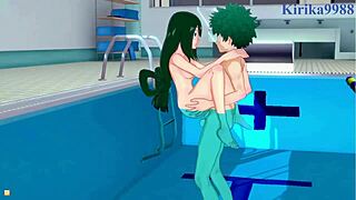 Intense 3D porn featuring Rumi Usagiyama, Mirko, and Tsuyu