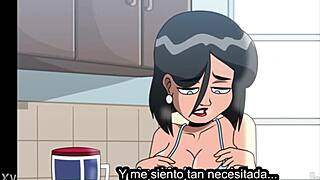 My stepmom caught me jerking off, sub esp