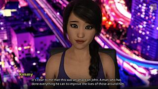 Shauna advises John on edging techniques