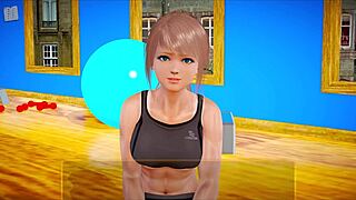 Adult visual novels: Small boobed amateur in family fun