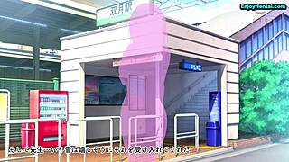 swimming instructor worried about her breast in hentai