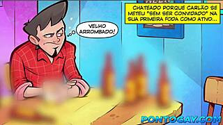 BR69 A RODOVIA DO SEXO - COMERAM O CU DO NOVINHO E LARGARAM ELE PELADO NA ESTRADA