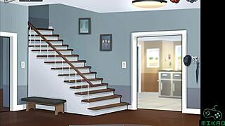 I caught curvy Jenny masturbating in summertime saga episode five.