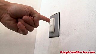 damn, this stepmom rides cock in a wild threesome and tastes cum