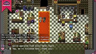 Massage Chair Makes Little Witch Cry in Ceres Contract Guild Hentai Game Part 4!