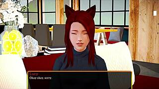 suggestive milf with big tits and ass in game