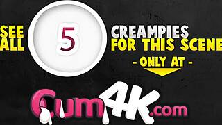 वैनेसा मैरी अपने आदमी के पास में देखते हुए BBC की सवारी चुपके से करती है!