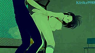 himiko toga and momo intense sex with izuku?