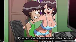 My stepmom caught me jerking off, sub esp