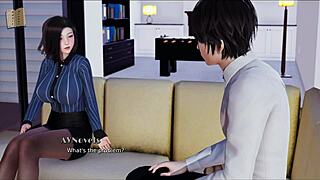 my real desire 16 with big tits in cartoon