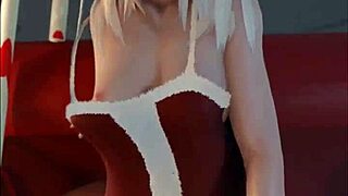 Kidkudi dances and strips in solo cartoon animation