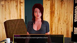 My new family, teen with small tits gets it on.