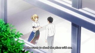 enjo kouhai episode 7 showcases hentai anime with contrasting themes and suggestive scenes
