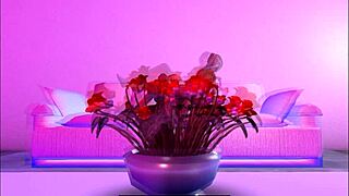 He came home and had a hot experience with an anime sex goddess