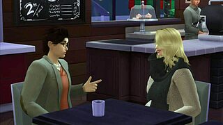 Coffee With A Friend: Guy Fucks Girl In Bathroom Smoking Heels.