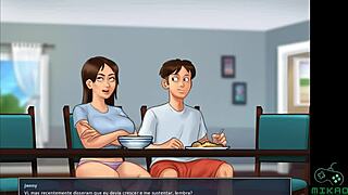 I caught curvy Jenny masturbating in summertime saga episode five.