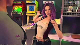 Playing the anime-style game Fresh Women PC Game Series Part 2