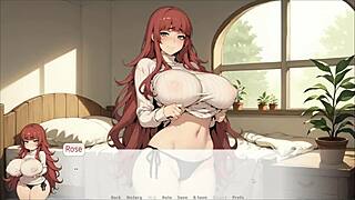 3D Porn Game - Busty MILF's Big Boobs and Cock Worship