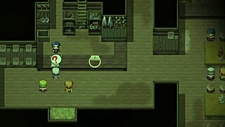 Grace navigates the labyrinth town's mysterious paths