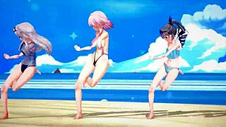 Ever seen 3D hentai with Honkai Star Rail Clara, March 7th, and Silverwolf?