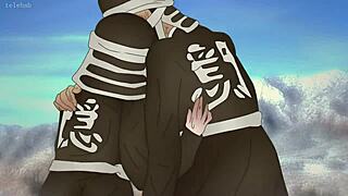 telehab kakushi froze on mountains and warmed up by fucking demon slayer hentai