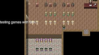 playing oba-sans saga hentai game by izakaya yottyann