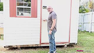 I’m a petite teen, watch me take on a real man like Electra!