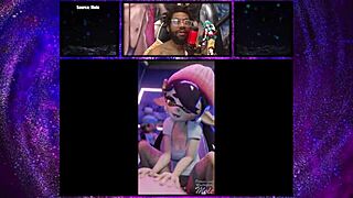 Marie and Callie take turns to enjoy a creamy cock in this 3D animated porn video