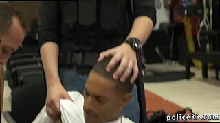Gay police officers apprehend robbery suspect in XXX porn video