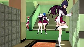 High School DxD NTR Madness 2 Short Trailer - Watch Full 1 Hour Movie on Sheer Fantasyking3
