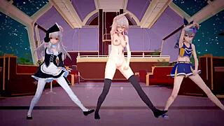 Ever seen 3D hentai with Honkai Star Rail Clara, March 7th, and Silverwolf?