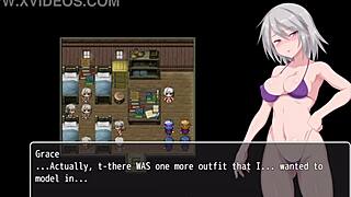 Grace navigates the labyrinth town's mysterious paths