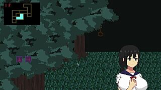 brunette lost in forest nightmare part 4