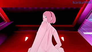 Hinata Uzumaki and Sakura Uchiha in Intense POV Hentai Sex