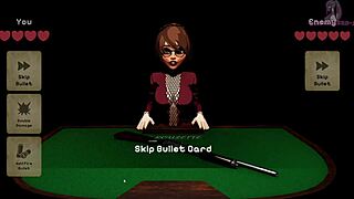 X Roulette 3 Lying On Table For Pounding