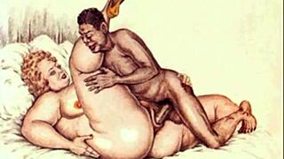 i can’t stop staring at these vintage erotic sketches