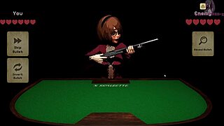 X Roulette 3 Lying On Table For Pounding