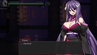 playing h-game hachina, exploring the gameplay