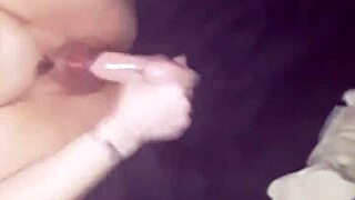 She Sucks While Fucking Herself to Orgasm