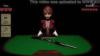 X Roulette 3 Lying On Table For Pounding