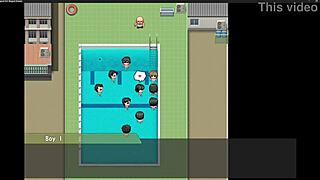 magical girl with big tits teasing in anime adventure