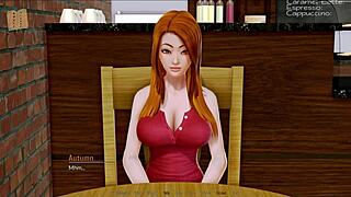 Exploring harem hotel in anime game