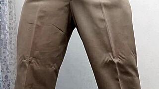 Hot Maestro Spanks in Gay Costume Fun