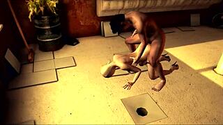 The juliet session scene in 3d anime hentai porn.