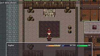 garota fofa pega algo estranho em caixa pública