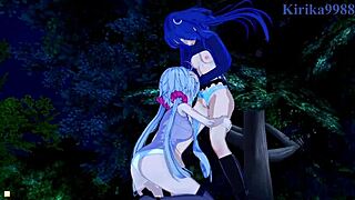 Chris yukine and tsubasa kazanari and maria cadenzavna eve intense lesbian play - symphogear hentai