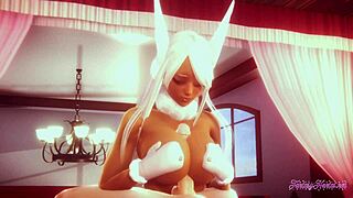 Boku No Hero Hentai - POV Rumi Usagiyama Boobjob and Ride