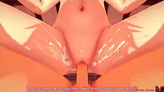 Boss caught in ochaco uraraka roleplay at office in koikatsu