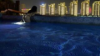 Pool Cutie Katty West Made Me Cum in Just Three Minutes!